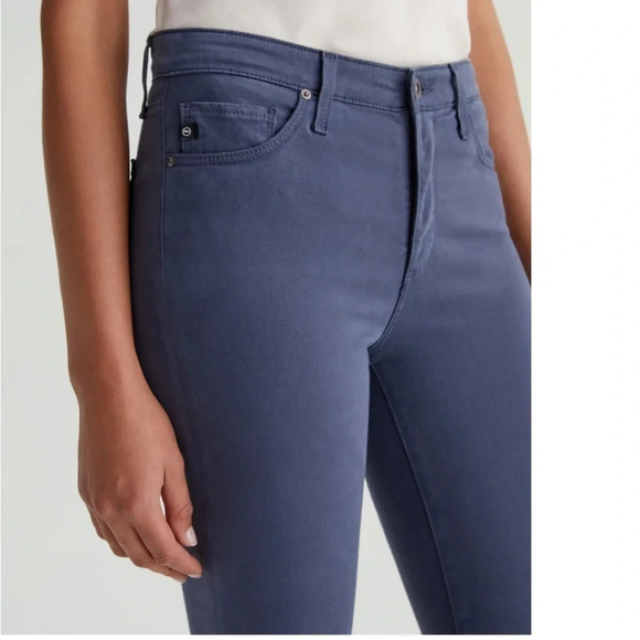 AG Women’s Prima Mid Rise Blue Cigarette Ankle Pants Size 30R NWT - Picture 2 of 11
